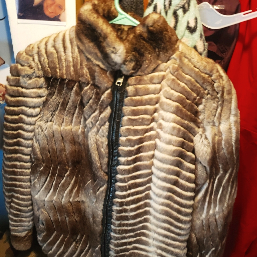 Stephen Burrows for Robert Sidney  Fur Coat